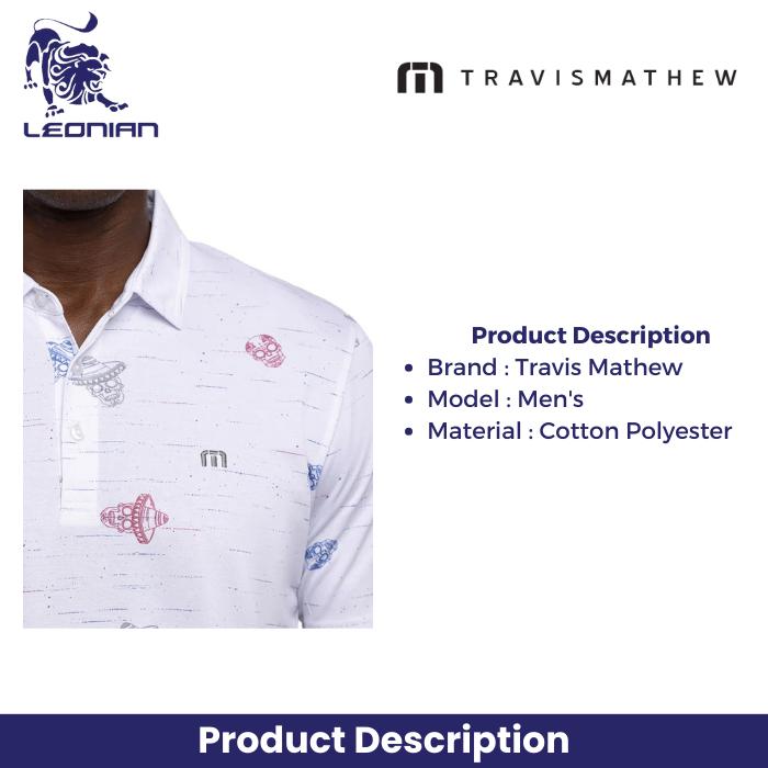Kaos Polo Golf Pria TravisMathew Mexicali