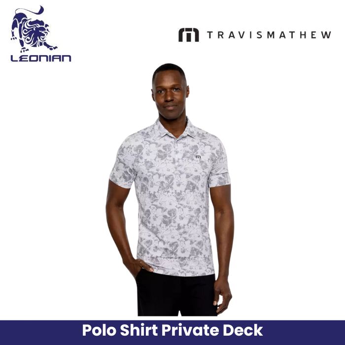 TravisMathew Private Deck Men's Golf Polo Shirt