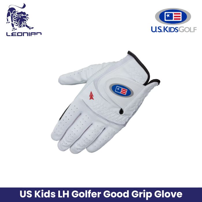 US Kids Left Hand Golfer Good Grip Glove
