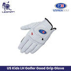 US Kids Left Hand Golfer Good Grip Glove